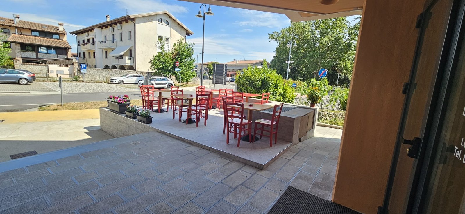 Tavoli esterni Parco Pizza